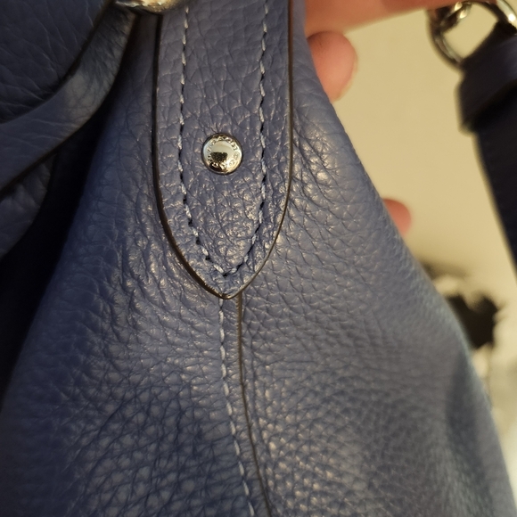 Coach Periwinkle ABBY Leather Shoulder Bag - Picture 7 of 15